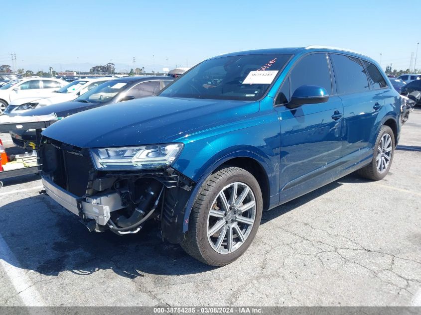 2018 Audi Q7 2.0T Premium VIN: WA1LHAF7XJD039988 Lot: 38754285