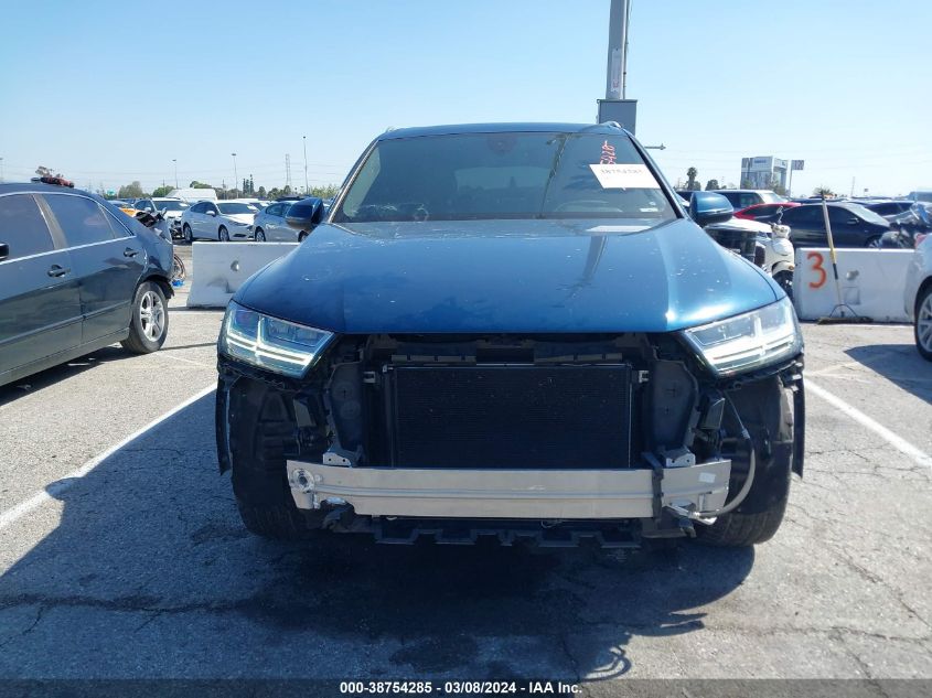 2018 Audi Q7 2.0T Premium VIN: WA1LHAF7XJD039988 Lot: 38754285