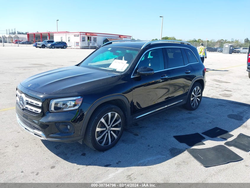 2020 Mercedes-Benz Glb 250 VIN: WDC4M4GB9LW008663 Lot: 38754796
