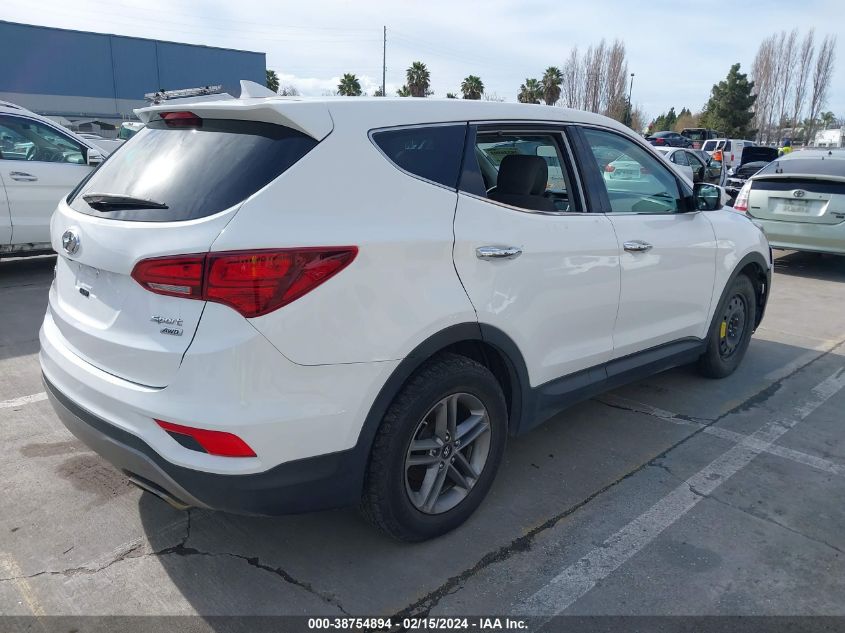 5XYZTDLB7HG418886 2017 Hyundai Santa Fe Sport 2.4L