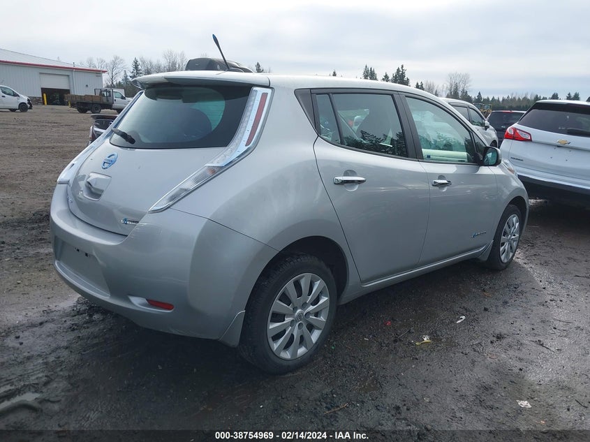2014 Nissan Leaf S VIN: 1N4AZ0CP4EC340525 Lot: 38754969