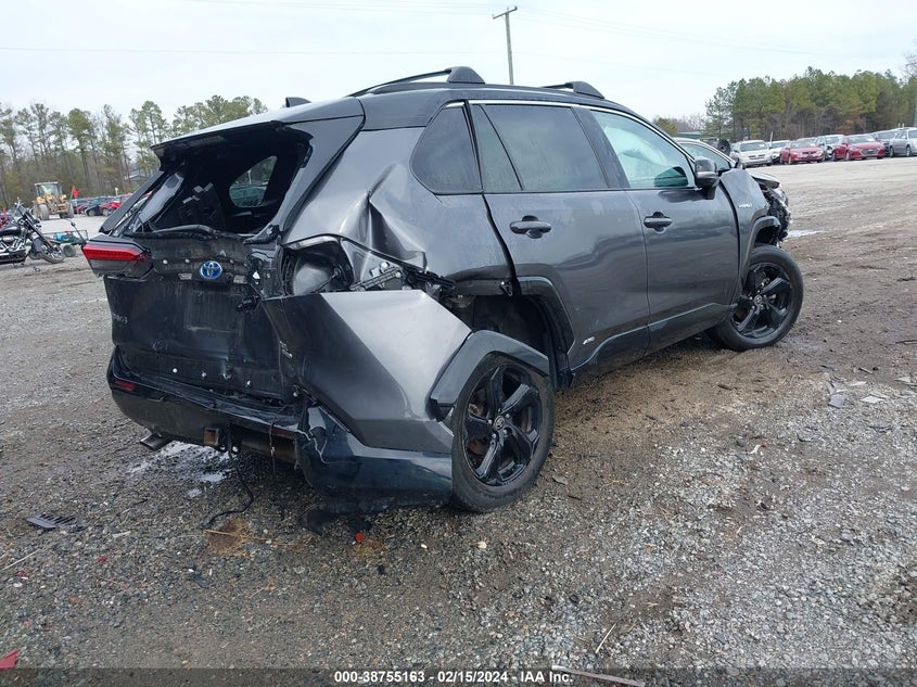 VIN 4T3E6RFV3MU052087 2021 TOYOTA RAV4 XSE HYBRID