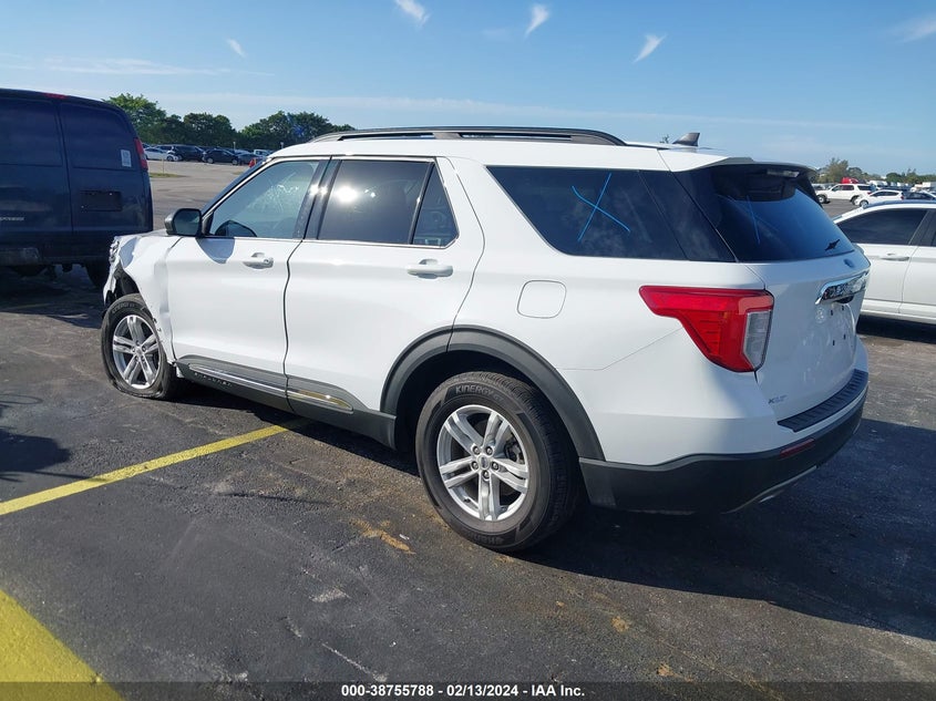 VIN 1FMSK7DH3PGA05377 2023 FORD EXPLORER XLT