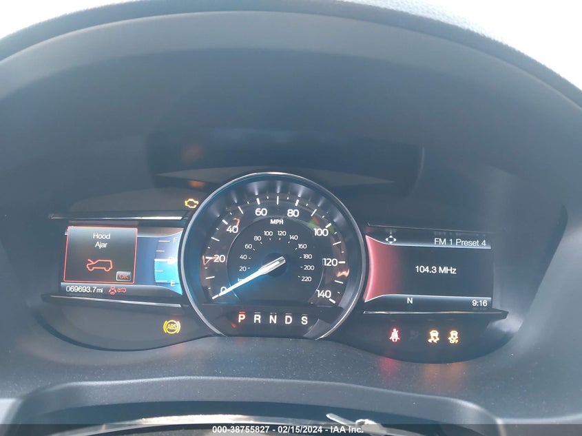 VIN 1FM5K7D87KGA75972 2019 FORD EXPLORER XLT
