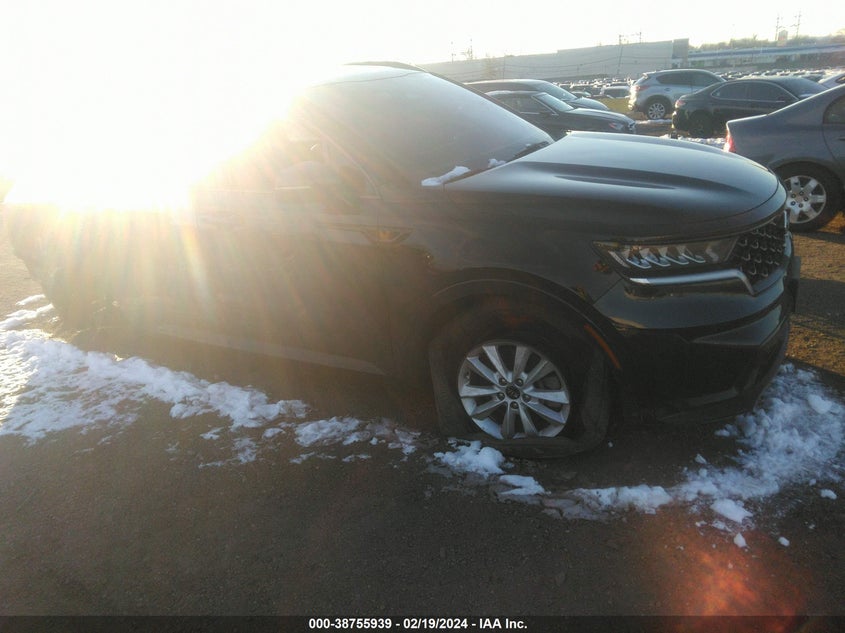 VIN 5XYRL4LCXMG057088 2021 KIA SORENTO S
