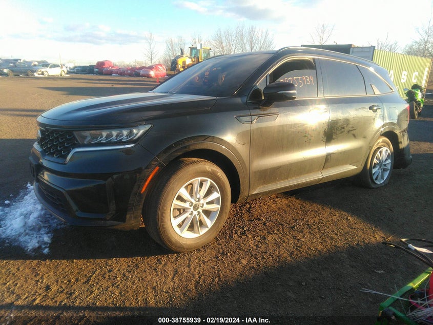VIN 5XYRL4LCXMG057088 2021 KIA SORENTO S