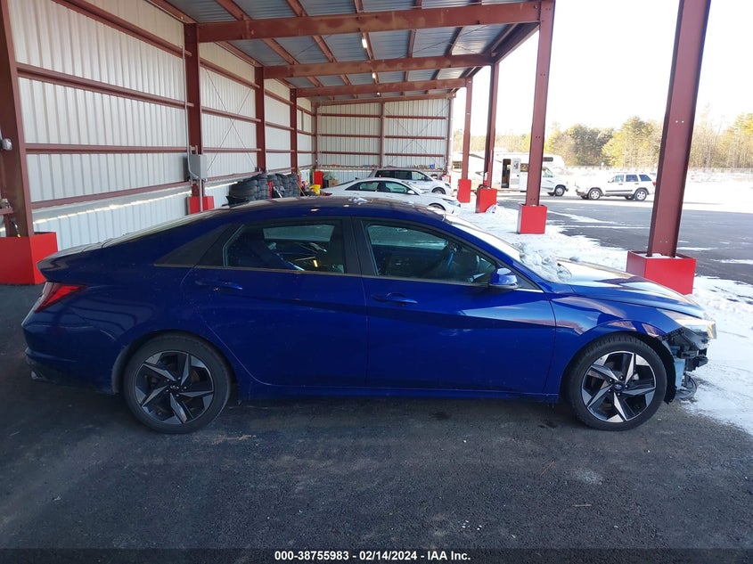 VIN 5NPLN4AG9NH056157 2022 HYUNDAI ELANTRA SEL