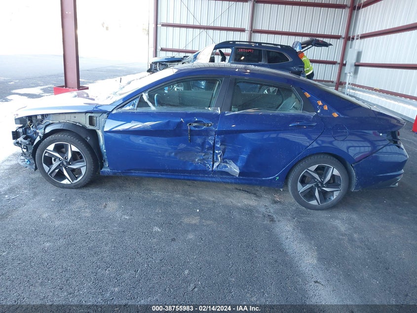 VIN 5NPLN4AG9NH056157 2022 HYUNDAI ELANTRA SEL
