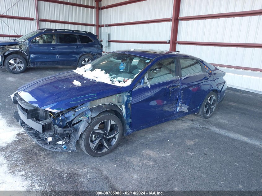VIN 5NPLN4AG9NH056157 2022 HYUNDAI ELANTRA SEL