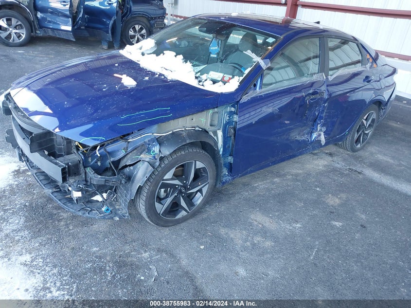VIN 5NPLN4AG9NH056157 2022 HYUNDAI ELANTRA SEL