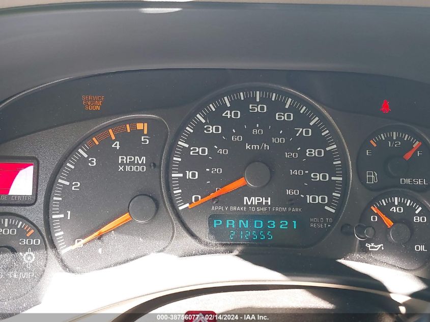 2002 GMC Sierra 2500Hd Sle VIN: 1GTHK231X2F222039 Lot: 38756077