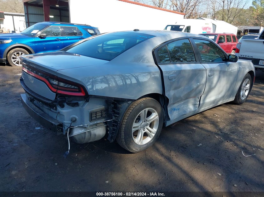VIN 2C3CDXBG8MH632318 2021 DODGE CHARGER SXT RWD
