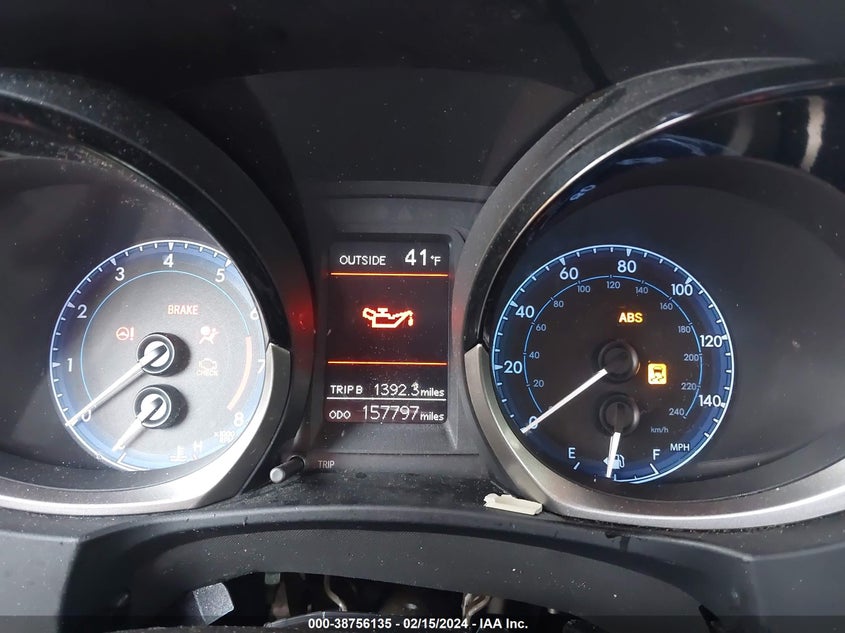 2015 TOYOTA COROLLA L/LE/LE PLS/PRM/S/S PLS - 2T1BURHE5FC392702