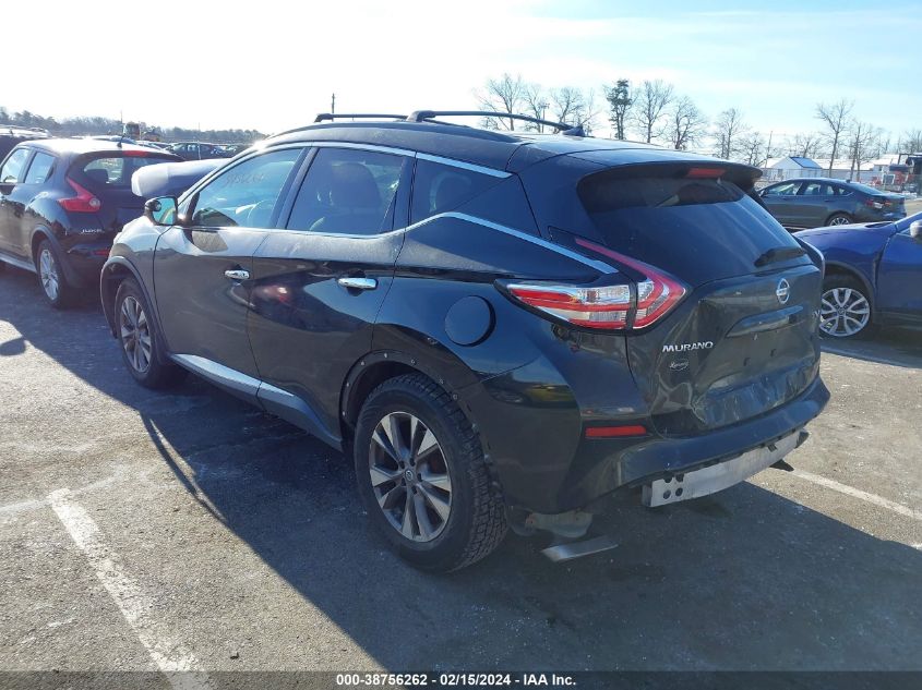 2016 Nissan Murano Sv VIN: 5N1AZ2MH7GN115001 Lot: 38756262