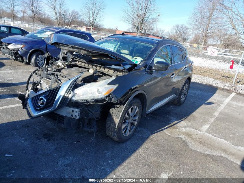 2016 Nissan Murano Sv VIN: 5N1AZ2MH7GN115001 Lot: 38756262