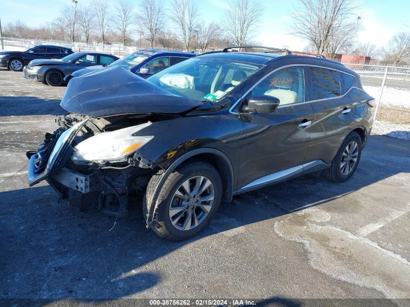 2016 Nissan Murano Sv VIN: 5N1AZ2MH7GN115001 Lot: 38756262