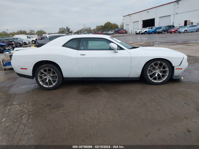 VIN 2C3CDZJGXNH249608 2022 DODGE CHALLENGER GT