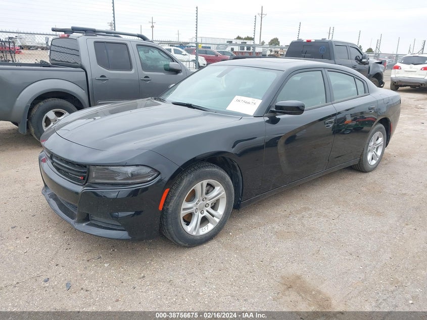 VIN 2C3CDXBG0NH216393 2022 DODGE CHARGER SXT