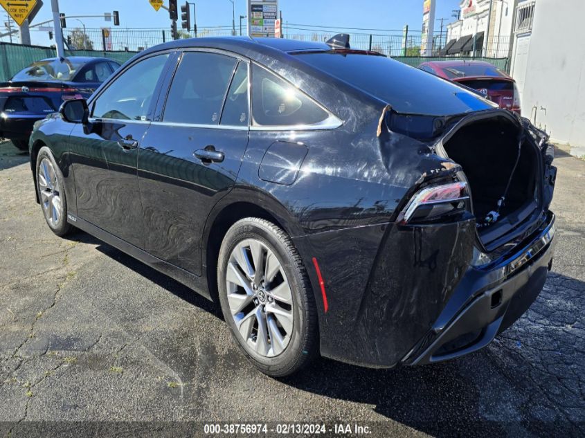 2022 Toyota Mirai Le VIN: JTDAAAAA4NA006464 Lot: 38756974