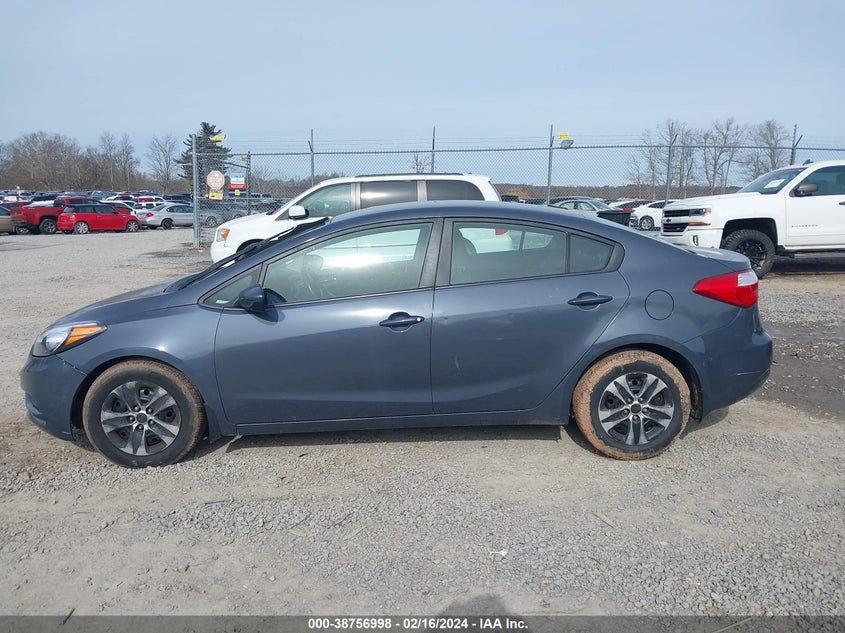 2016 KIA FORTE LX - KNAFK4A61G5540210