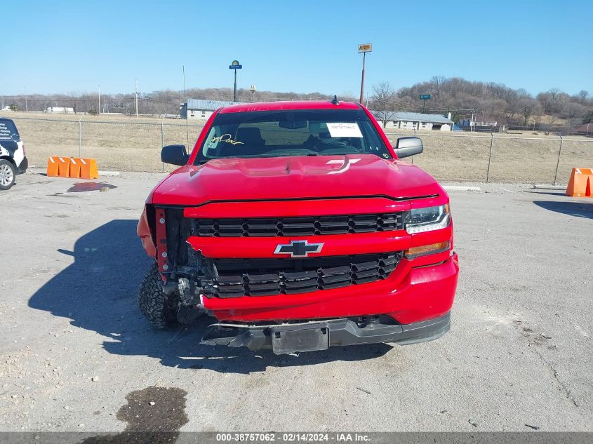 2018 Chevrolet Silverado 1500 Custom VIN: 3GCUKPEC7JG196166 Lot: 38757062