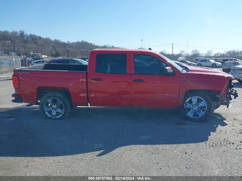 2018 Chevrolet Silverado 1500 Custom VIN: 3GCUKPEC7JG196166 Lot: 38757062