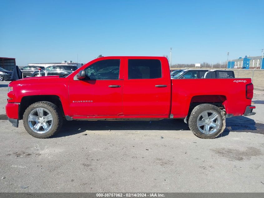 2018 Chevrolet Silverado 1500 Custom VIN: 3GCUKPEC7JG196166 Lot: 38757062