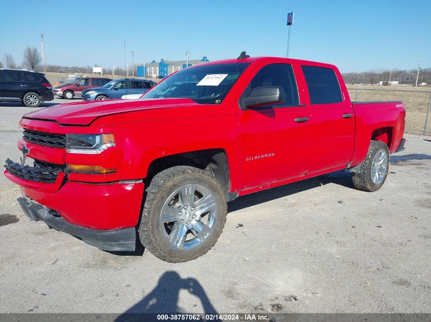 2018 Chevrolet Silverado 1500 Custom VIN: 3GCUKPEC7JG196166 Lot: 38757062