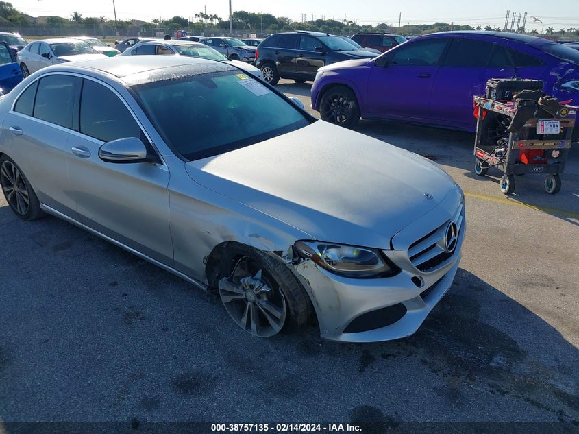 VIN WDDWF4JB5JR314441 2018 MERCEDES-BENZ C 300