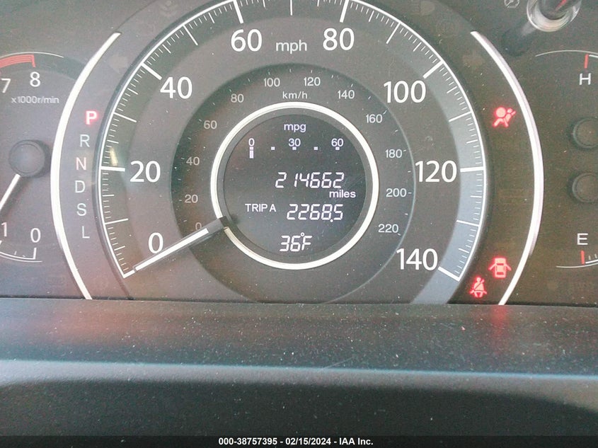 2015 HONDA CR-V EXL - 5J6RM4H76FL040069