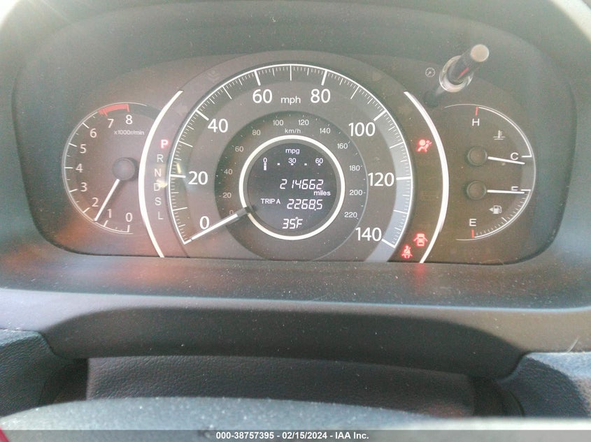 2015 HONDA CR-V EXL - 5J6RM4H76FL040069