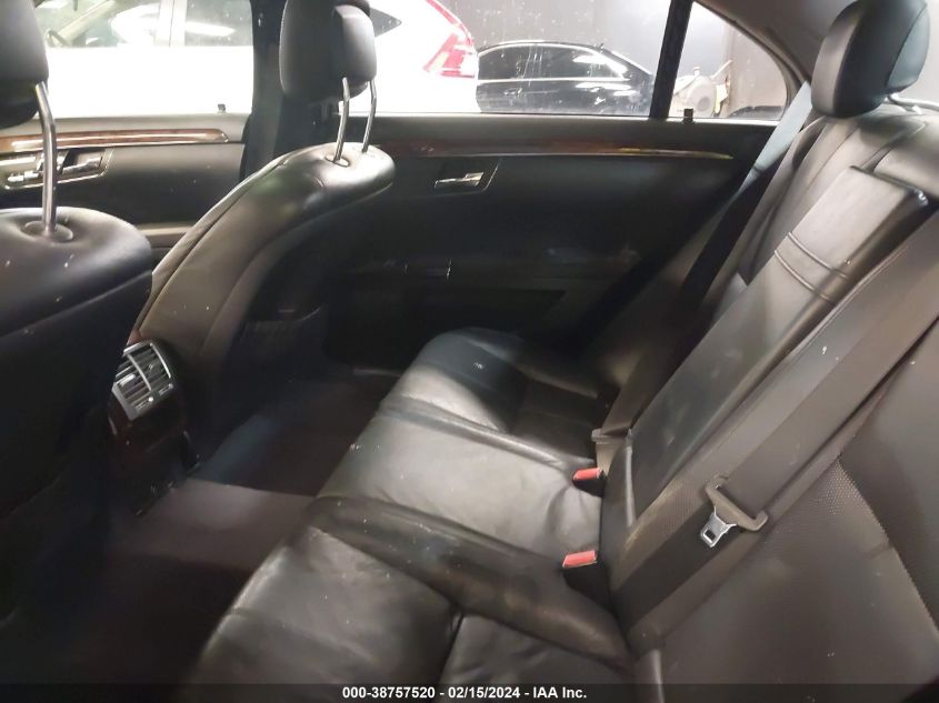 2008 MERCEDES-BENZ S CLASS VIN: WDDNG86X38A222161