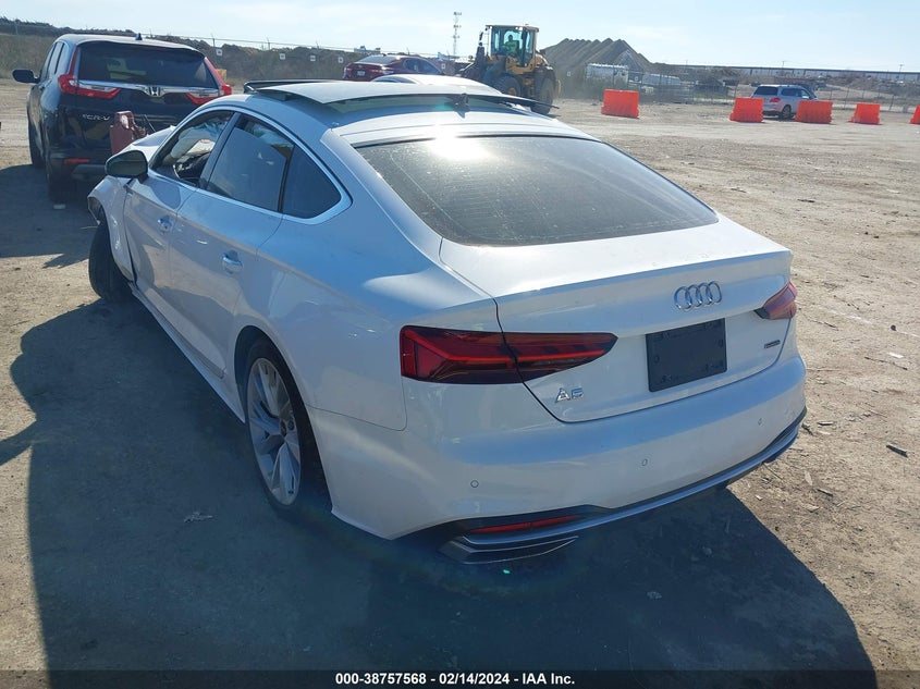 2023 AUDI A5 SPORTBACK PREMIUM 40 TFSI QUATTRO S TRONIC - WAUABCF5XPA026321