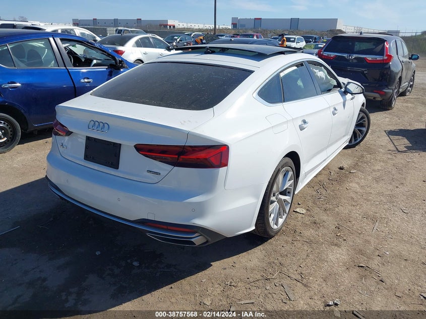 2023 AUDI A5 SPORTBACK PREMIUM 40 TFSI QUATTRO S TRONIC - WAUABCF5XPA026321