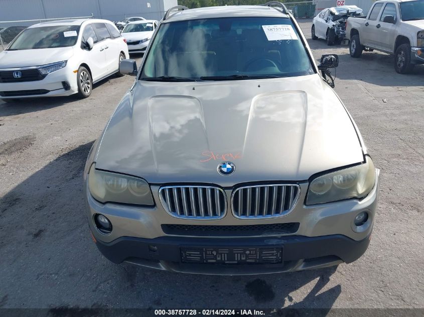 WBXPC93478WJ07034 2008 BMW X3 3.0Si