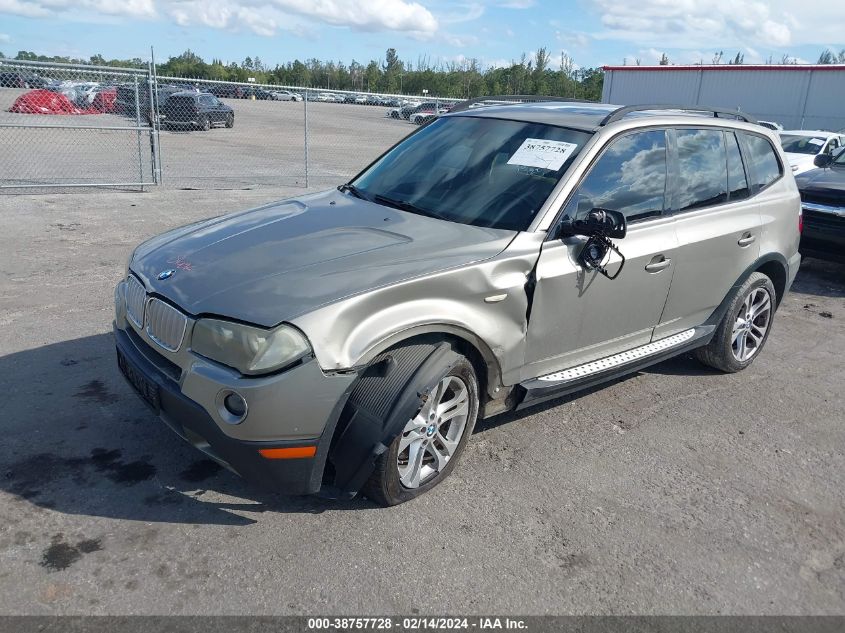 WBXPC93478WJ07034 2008 BMW X3 3.0Si