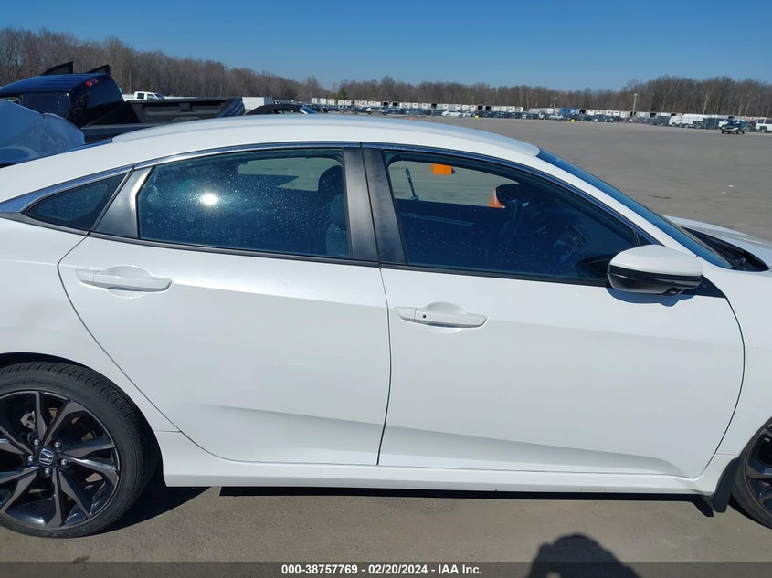 VIN 19XFC2F8XME001115 2021 HONDA CIVIC SPORT