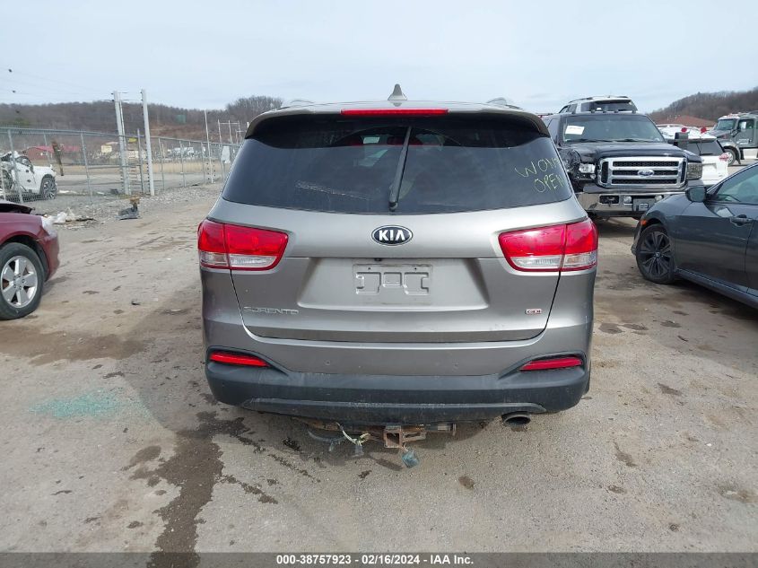 2018 Kia Sorento 2.4L Lx VIN: 5XYPGDA33JG358621 Lot: 38757923