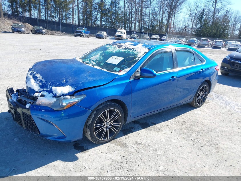 2016 TOYOTA CAMRY SE - 4T1BF1FK8GU552995