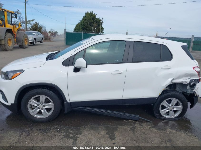 2020 Chevrolet Trax Fwd Ls VIN: KL7CJKSB8LB058576 Lot: 38758345