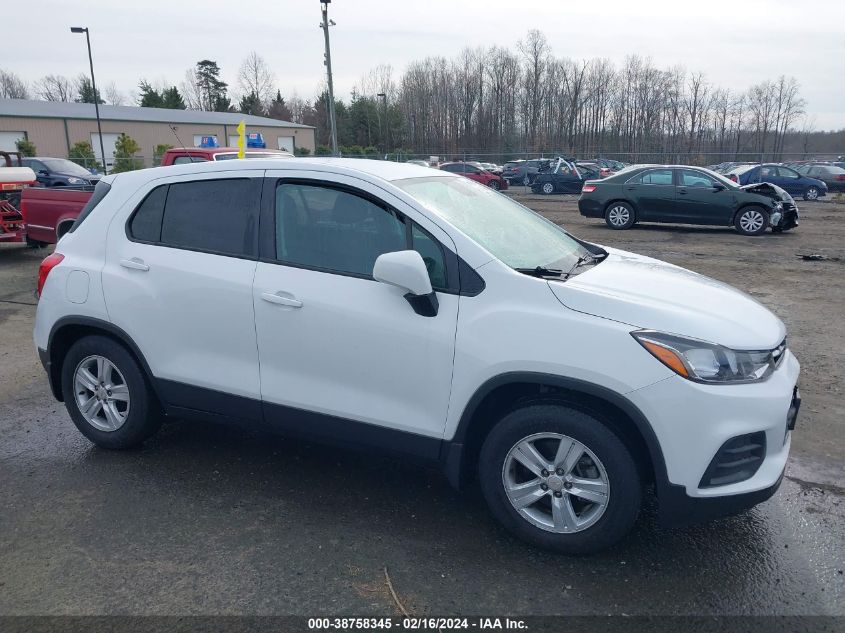 2020 Chevrolet Trax Fwd Ls VIN: KL7CJKSB8LB058576 Lot: 38758345