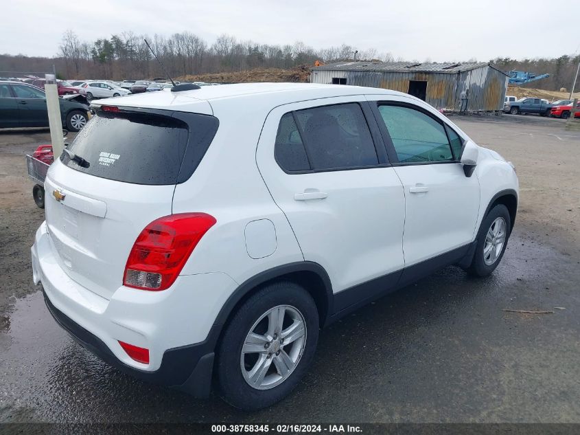 2020 Chevrolet Trax Fwd Ls VIN: KL7CJKSB8LB058576 Lot: 38758345