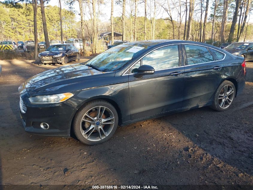 2014 Ford Fusion Titanium VIN: 3FA6P0K91ER350980 Lot: 40778743