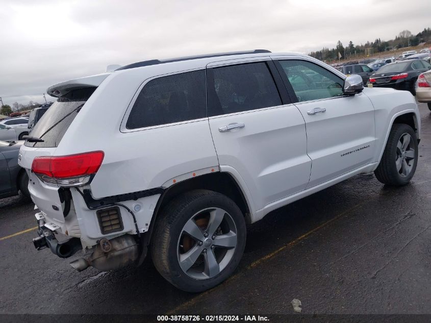 2016 Jeep Grand Cherokee Overland VIN: 1C4RJFCT6GC312586 Lot: 38758726