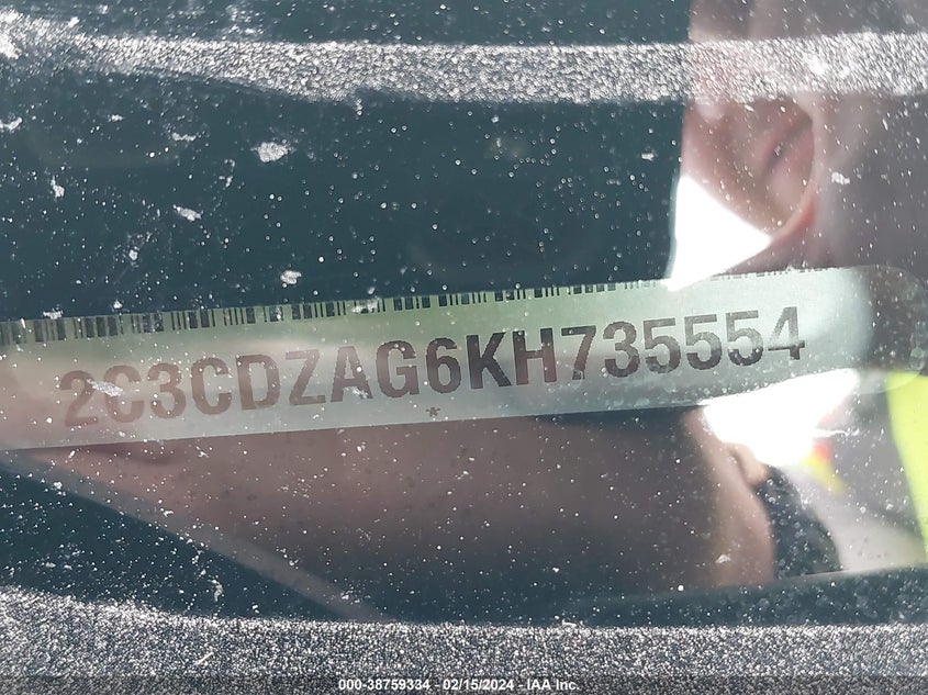 2019 DODGE CHALLENGER SXT - 2C3CDZAG6KH735554