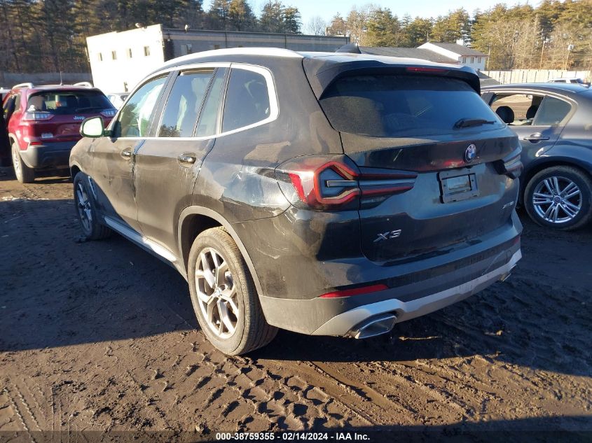 2024 BMW X3 xDrive30I VIN: 5UX53DP05R9T88490 Lot: 39176204