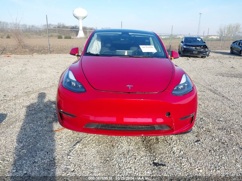 2023 Tesla Model Y Awd/Performance Dual Motor All-Wheel Drive VIN: 7SAYGDEF9PF646672 Lot: 38759538