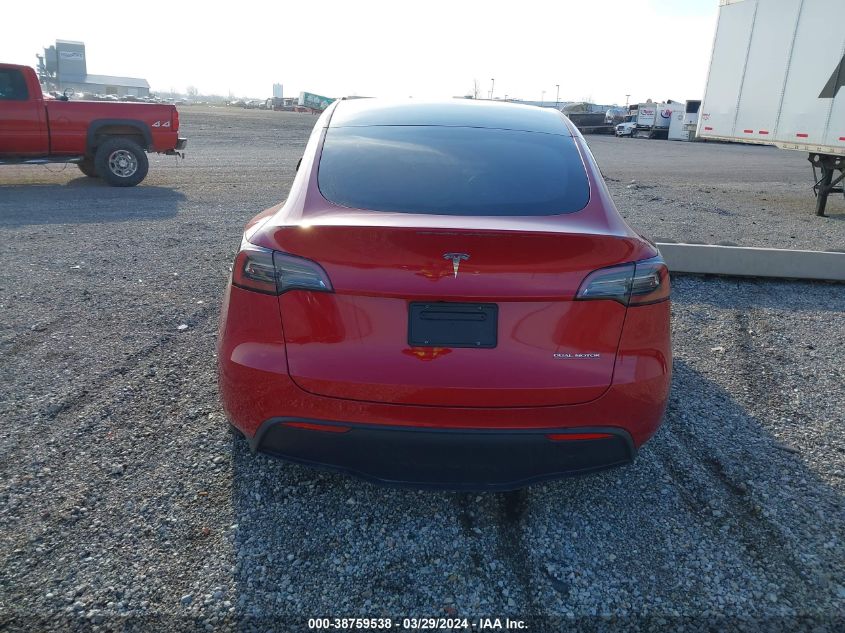 2023 Tesla Model Y Awd/Performance Dual Motor All-Wheel Drive VIN: 7SAYGDEF9PF646672 Lot: 38759538