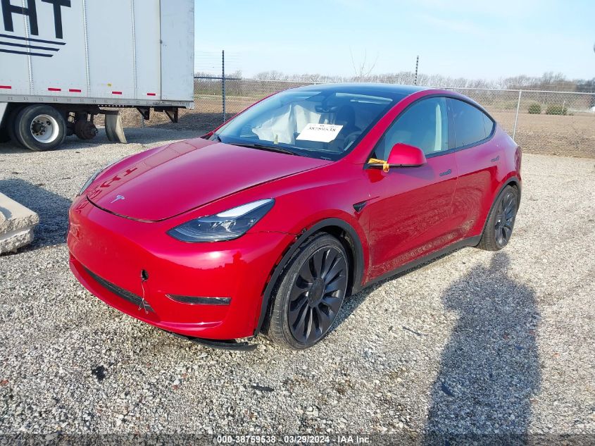 7SAYGDEF9PF646672 2023 Tesla Model Y Awd/Performance Dual Motor All-Wheel Drive