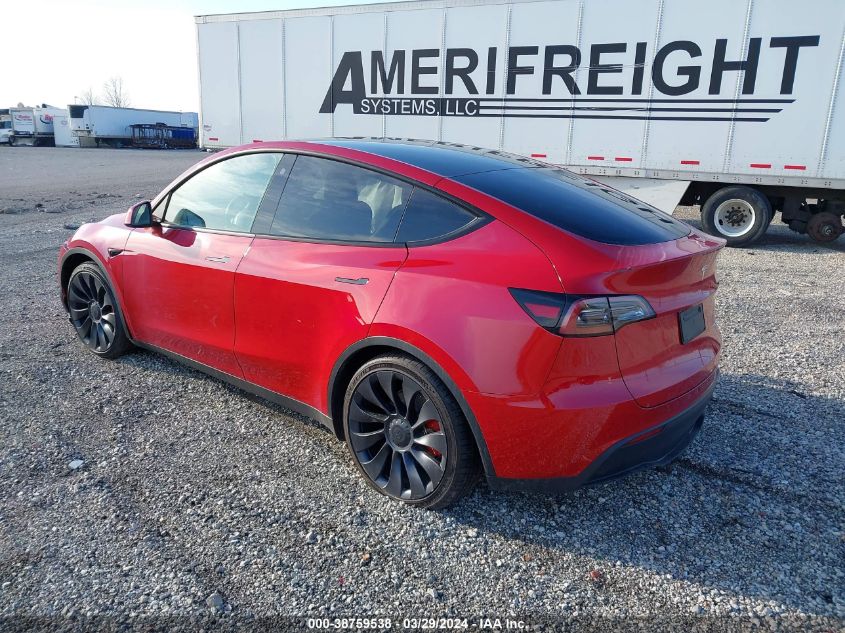 7SAYGDEF9PF646672 2023 Tesla Model Y Awd/Performance Dual Motor All-Wheel Drive